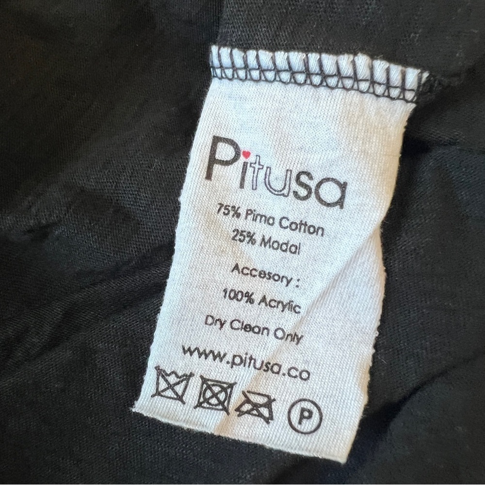 PITUSA Mini Pom Pom Dress black Standard Size O/S NEW - Picture 7 of 7